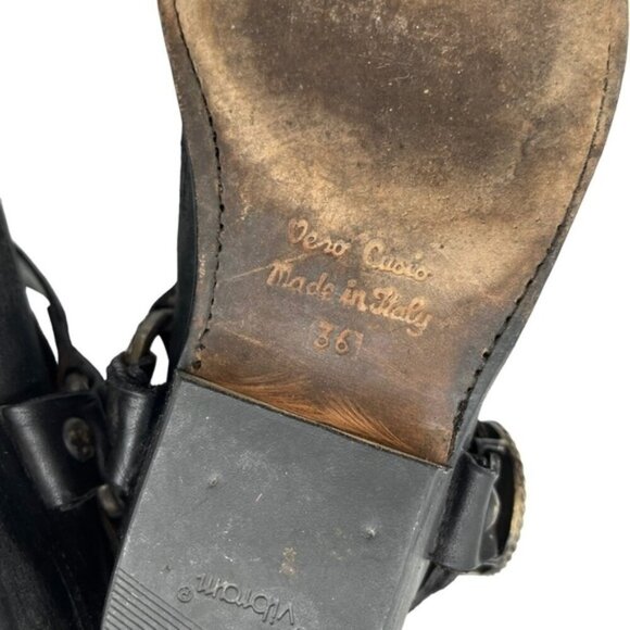 Golden Goose Distress Ankle Boots with Harness Strap Women Size 36 US 6 - Picture 12 of 14
